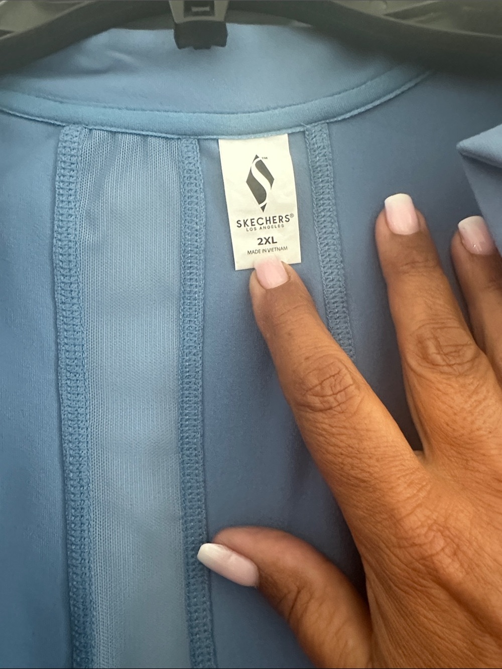 Skechers Women's Sky Blue Bomber Jacket